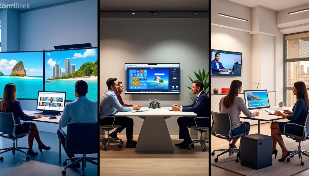 découvrez les différences entre zoom, teams et meet pour choisir l’outil de visioconférence le plus adapté à vos besoins professionnels ou personnels. comparez les fonctionnalités, la sécurité et l’ergonomie de chaque plateforme.