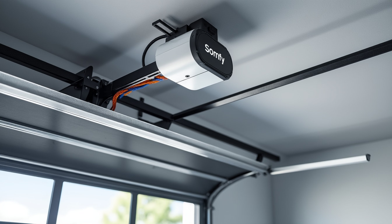découvrez notre sélection des meilleurs moteurs somfy pour porte de garage sectionnelle, alliant performance, fiabilité et facilité d'installation.