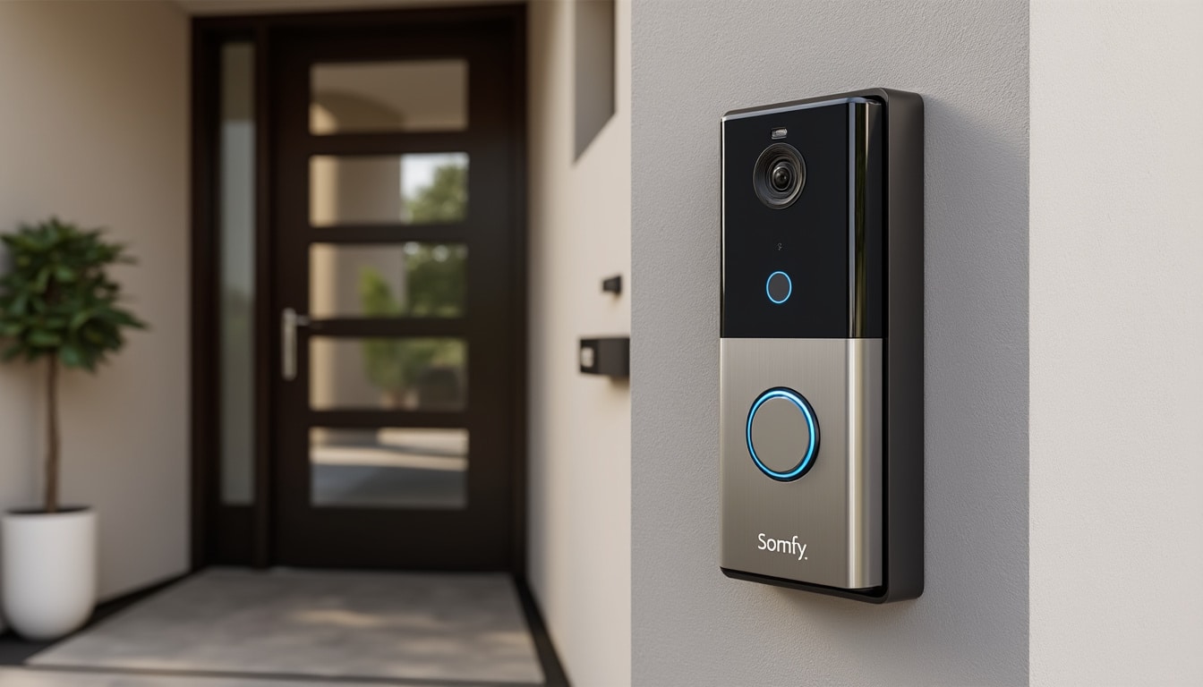 découvrez notre sélection du visiophone somfy v500 pro io connect, alliant sécurité et modernité pour votre maison.
