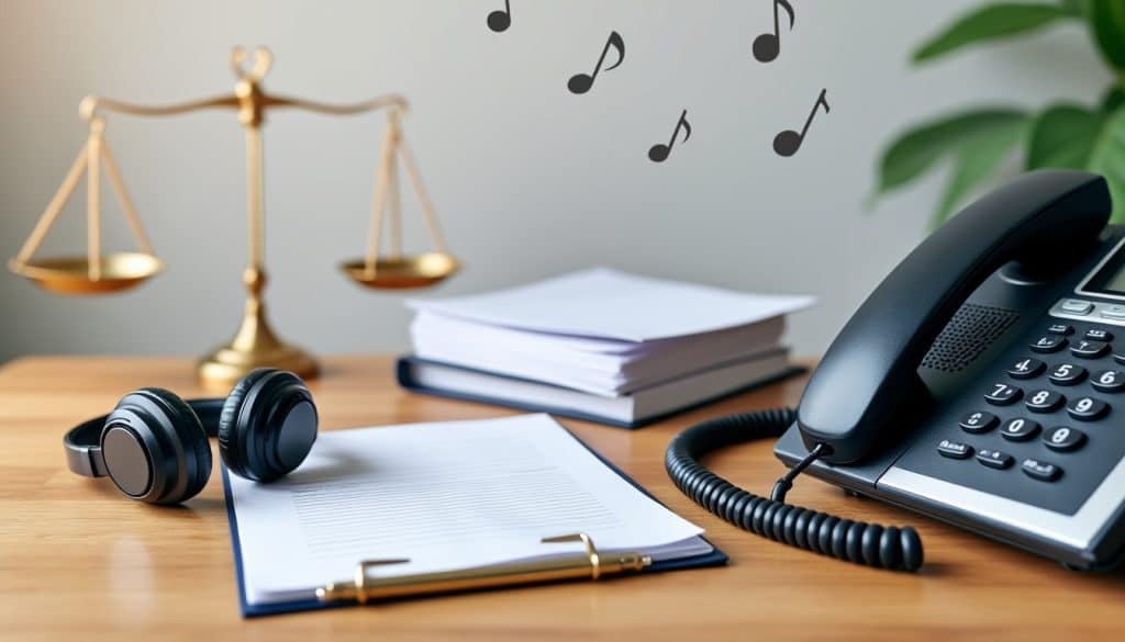 musique d’attente téléphonique : découvrez les règles sacem, les obligations de déclaration et les droits à prévoir pour diffuser vos morceaux.